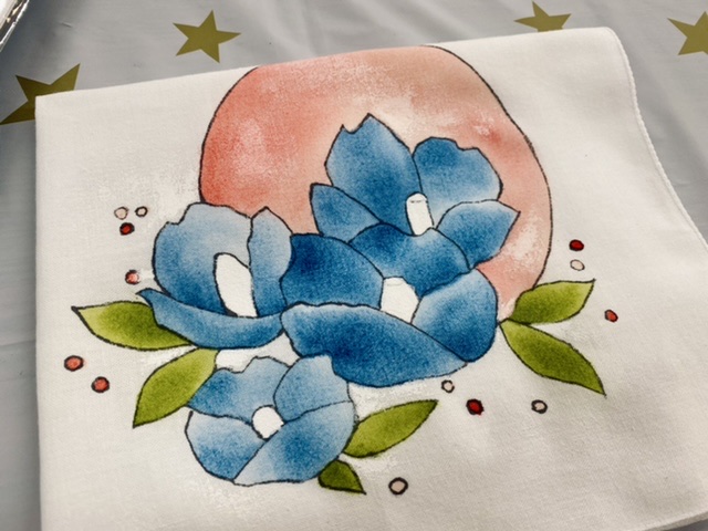 手描き友禅の体験レッスンに行ってみた。レポ。