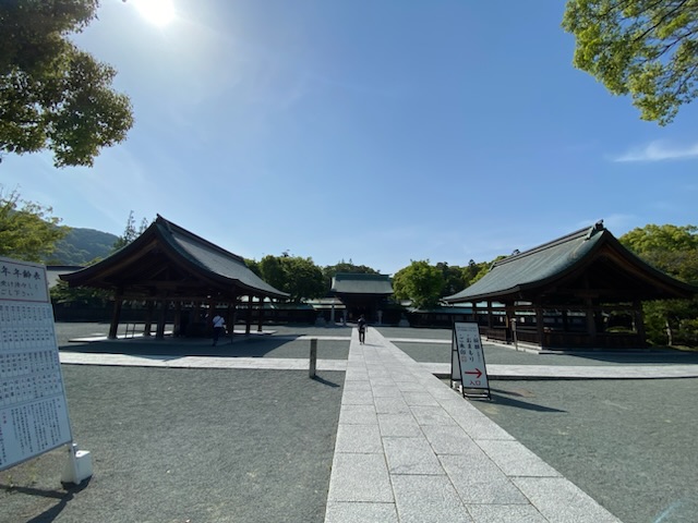 裏伊勢と呼ばれる強力パワースポット、宗像大社・辺津宮（福岡県）